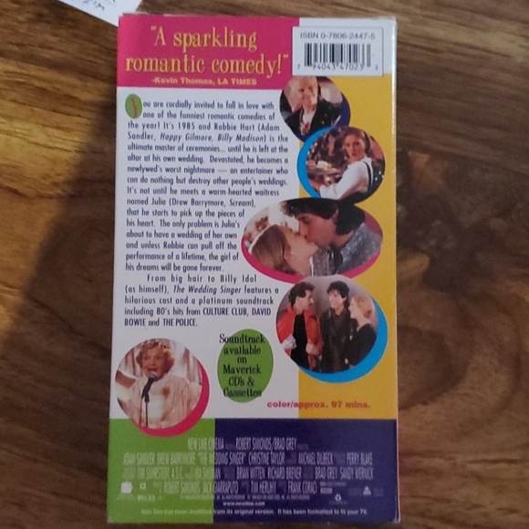 The Wedding Singer VHS - Picture 3 of 3
